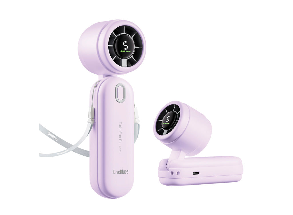 DiveBlues iTurbo Portable Handheld Turbo Fan