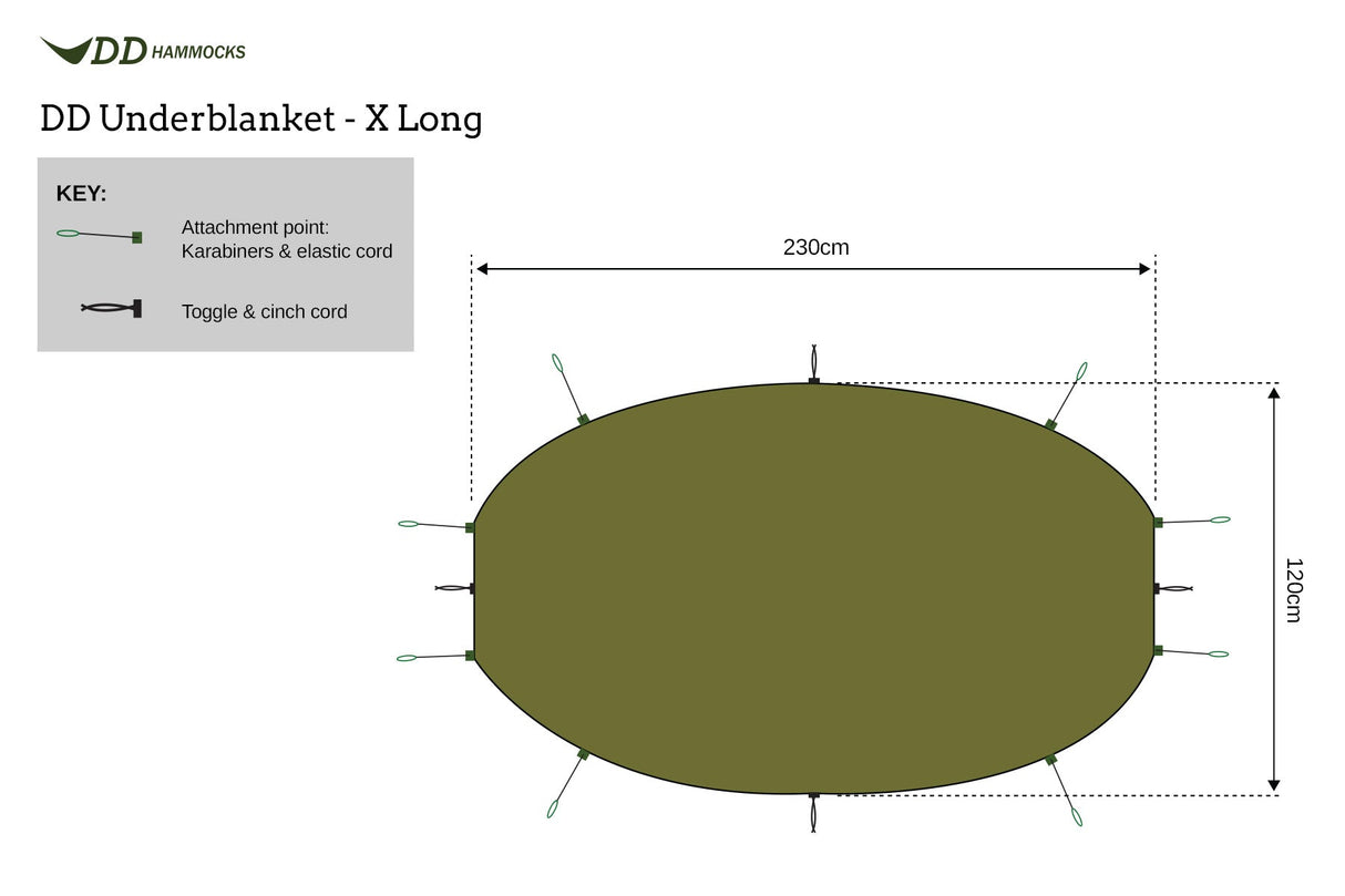 DD Hammocks Underblanket - X Long