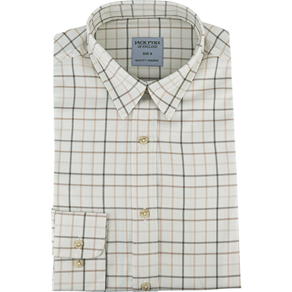 Jack Pyke Ladies Countryman Shirt Large - Brown