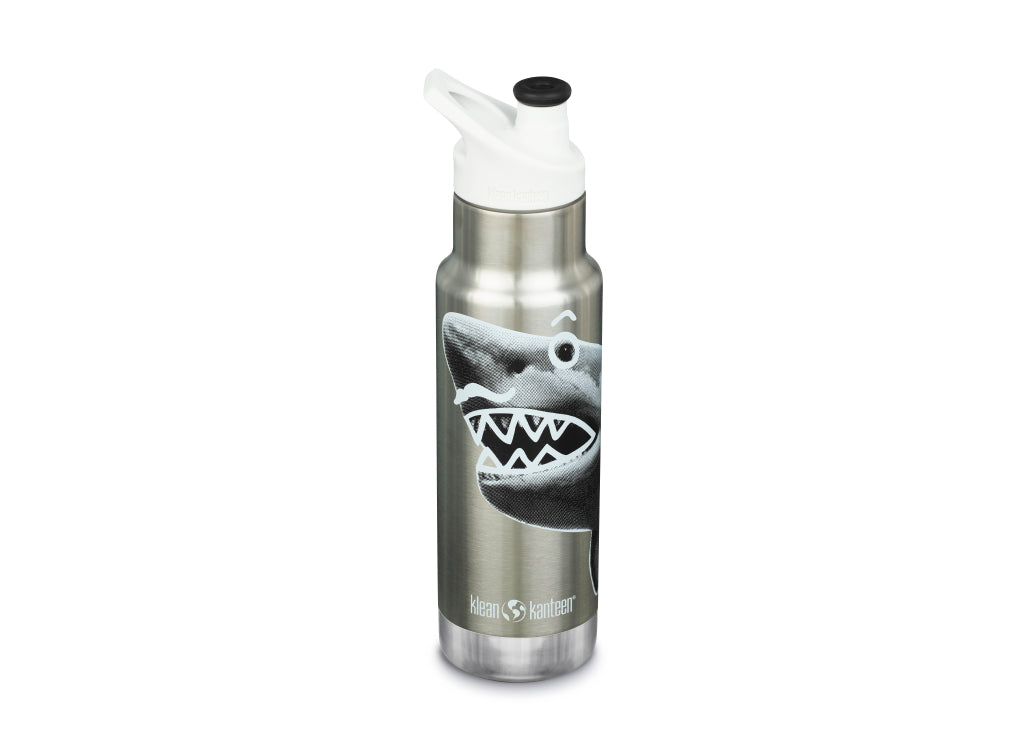 Klean Kanteen 355ml Classic Kid's Insulated Water Bottle with Sport Cap
