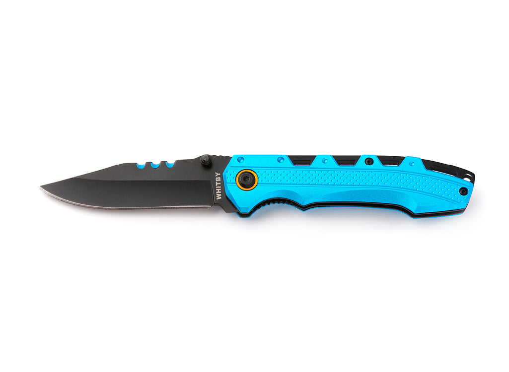 Whitby Liner Lock Knife (3.25") - Black Oxide Finish