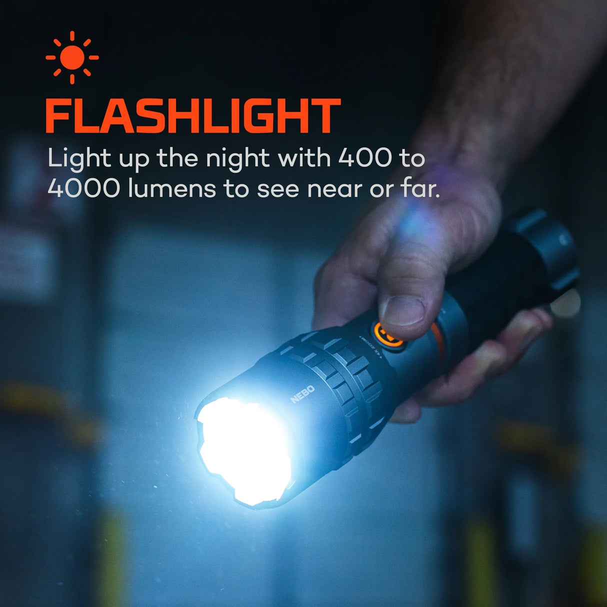 Nebo Slyde King 4K Flashlight for Work Lighting