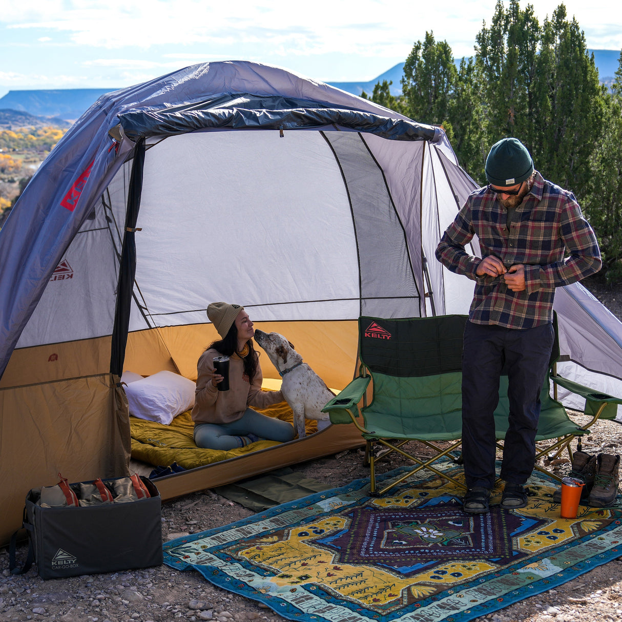 Kelty Caboose 4 Man Tent Footprint