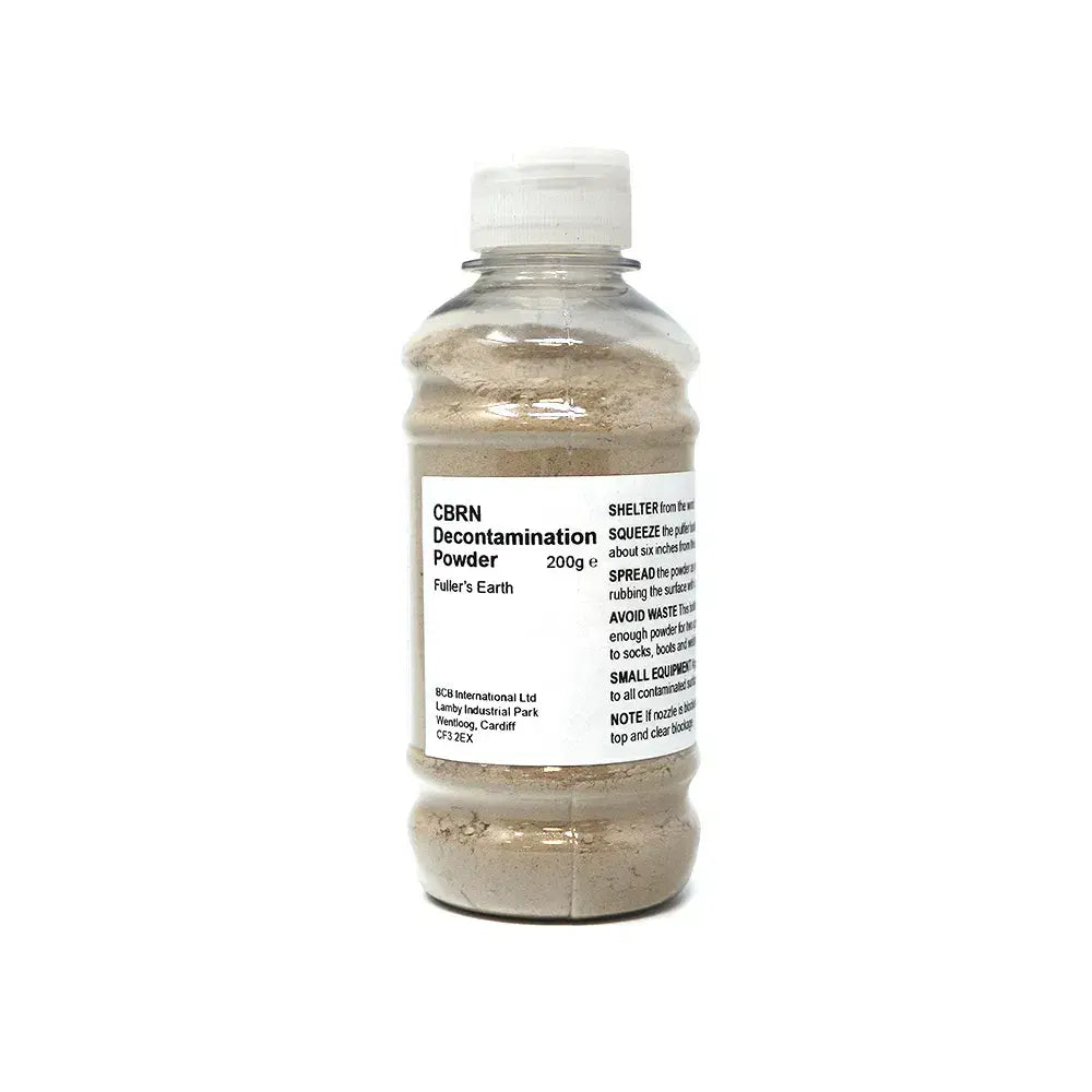 BCB Military NBC Decontamination Puffer Bottle - Fullers Earth