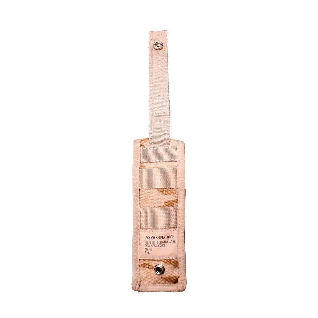 British Military Desert DPM Knife / Torch Pouch