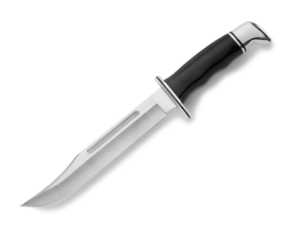 Buck 120 General Fixed Blade Knife - Black Phenolic