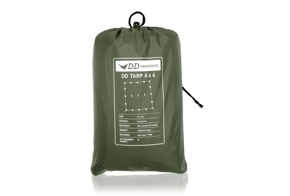 DD Hammocks Tarp 4m x 4m - Forest Green