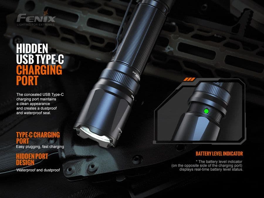 Fenix TK20R V2.0 3000 Lumen Rechargeable torch
