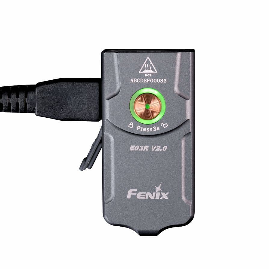 Fenix Torches E03R V2.0 500 Lumen Premium Keychain Torch
