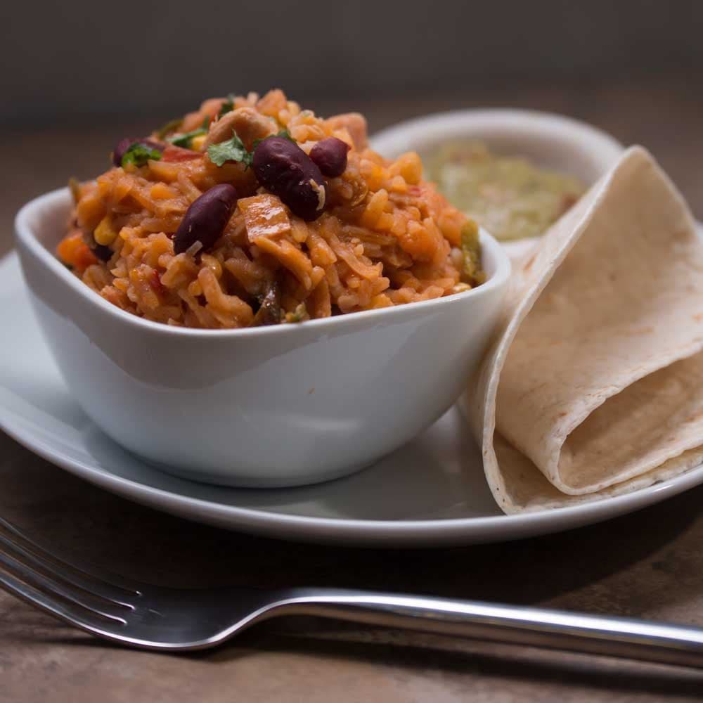 Fuel Your Preparation Freeze Dried Food Ration Meal Tin - Chicken Fajita With Rice