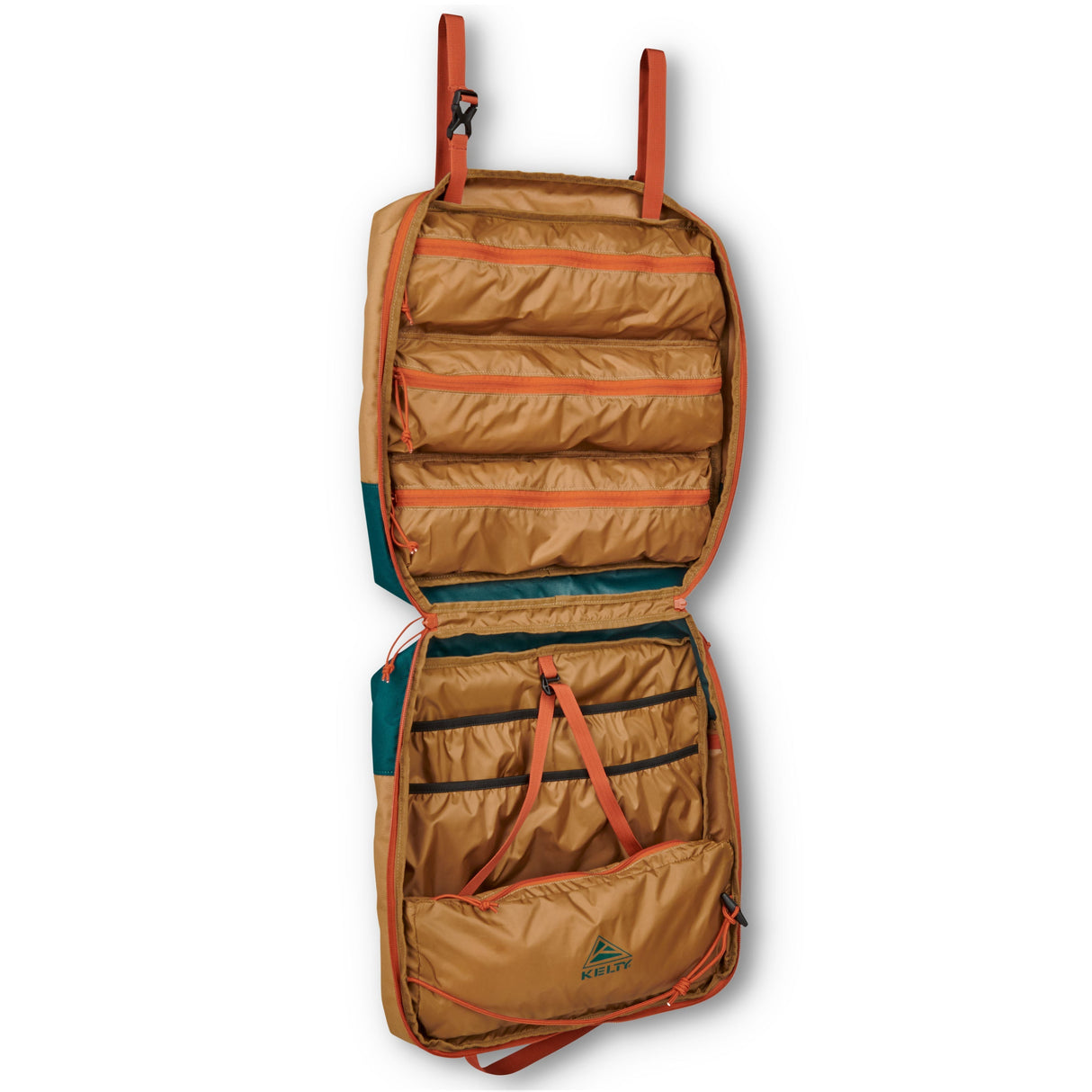Kelty Camp Galley Camp Kitchen Organiser - Dull Gold / Deep Teal