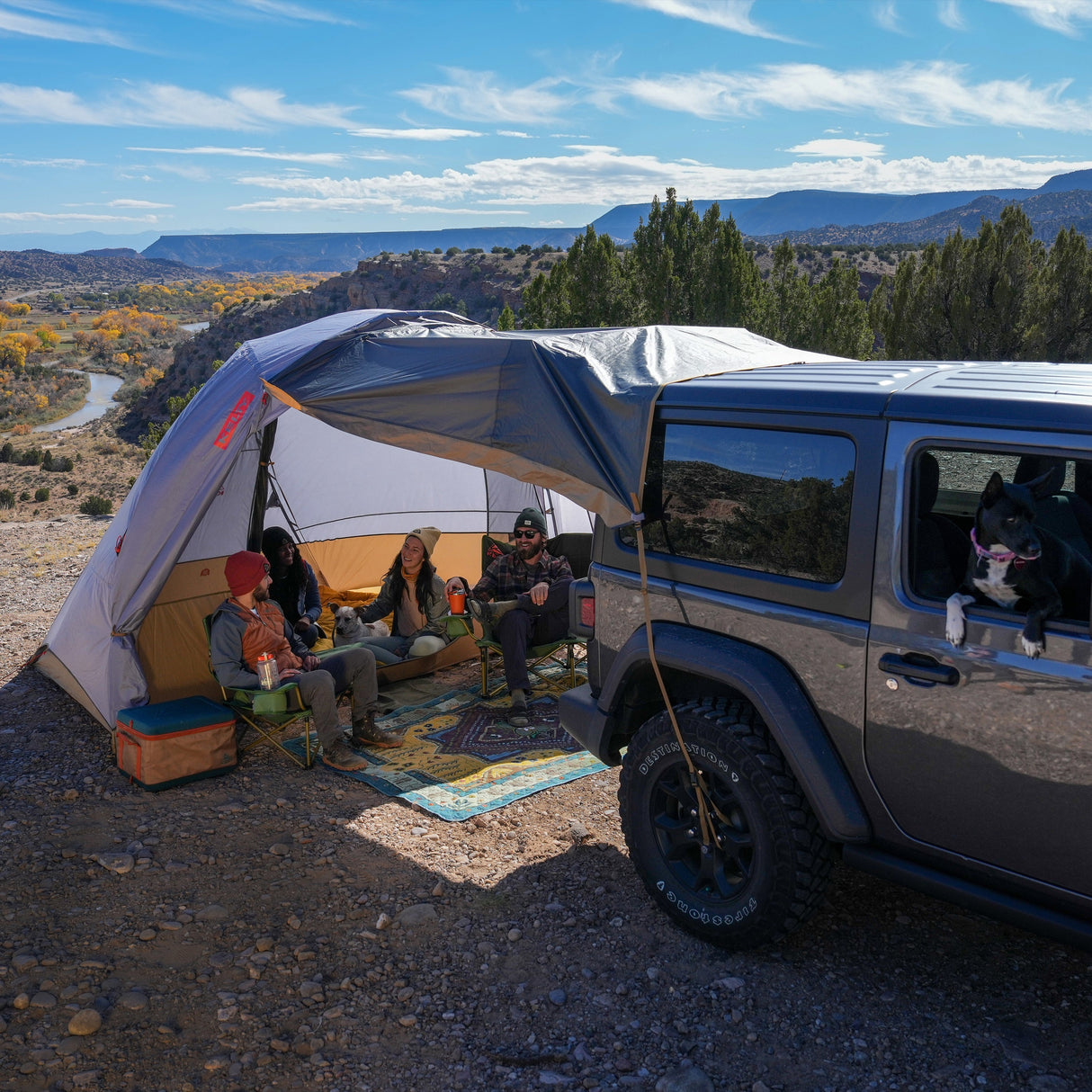 Kelty Caboose 4 Man Tent Footprint