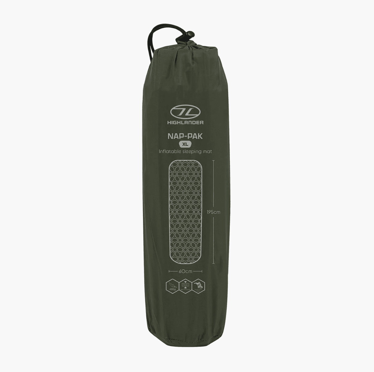 Highlander Nap Pak Inflatable Sleeping Mat - XL