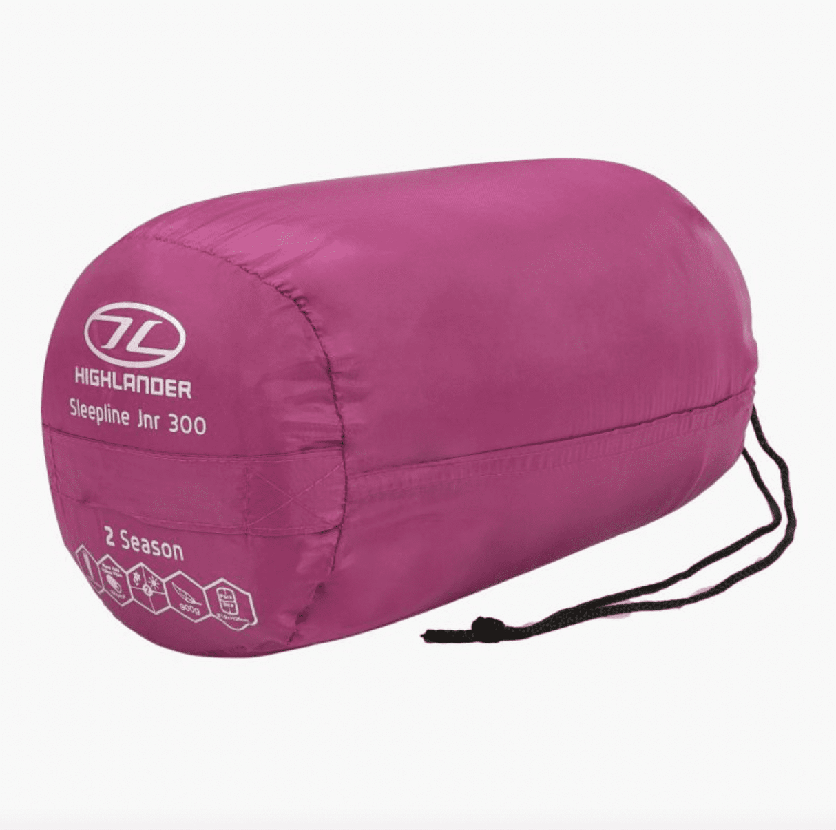 Highlander Sleepline Junior Kids Mummy Sleeping Bag - Pink