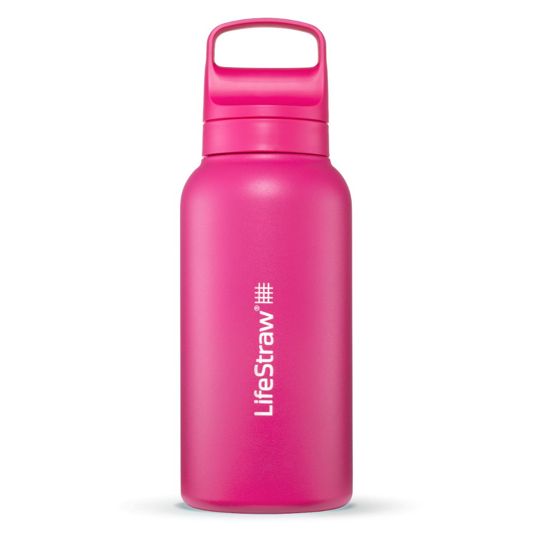 Lifestraw Go Stainless Steel Water Filter Bottle - 1 Litre