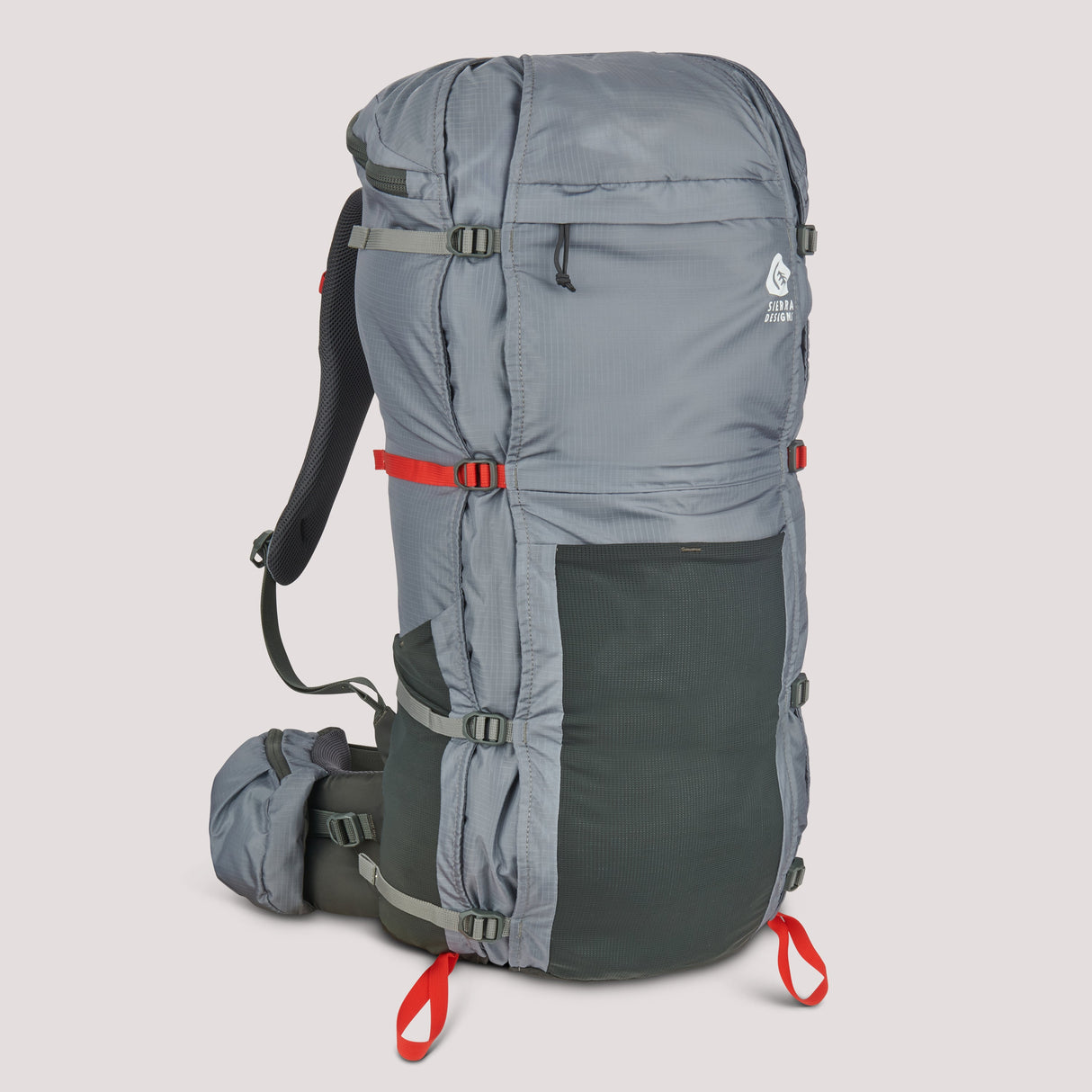 Sierra Designs Flex Trail 40L-60L Backpack Bag - Wild Dove/Peat