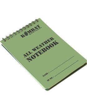 Kombat UK A6 Waterproof Notepad