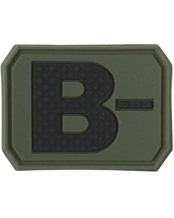 Kombat UK Blood Group Patch - B Negative