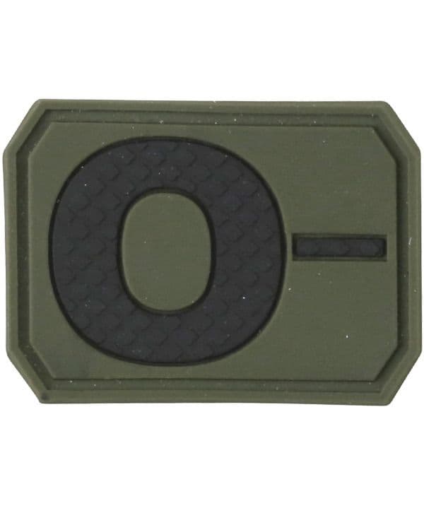 Kombat UK Blood Group Patch - O Negative