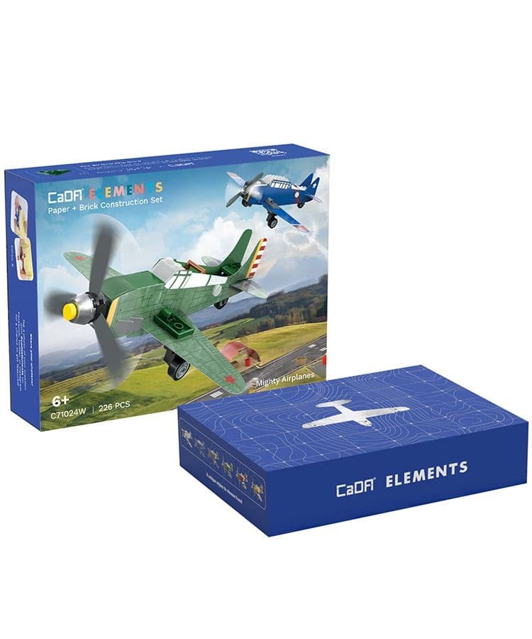 Kombat UK Transport Aircraft Play Set Blocks - C71024W