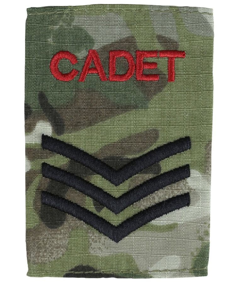 Kombat UK Cadet Rank Slides - Sergeant (Pair)
