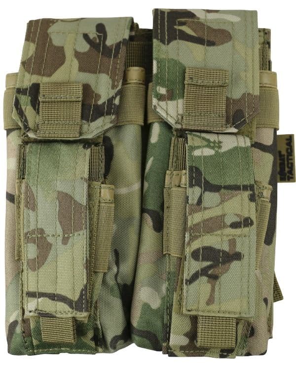 Kombat UK Double Mag Pouch with Pistol Mag - BTP