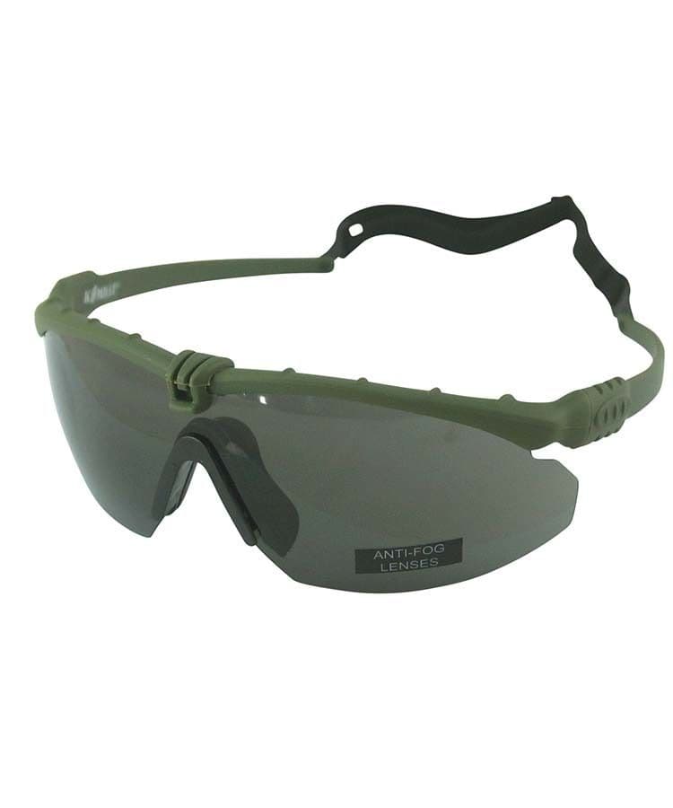 Kombat UK Ranger Glasses with Smoke Lenses - Olive Frame