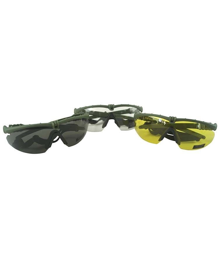 Kombat UK Ranger Glasses with Smoke Lenses - Olive Frame