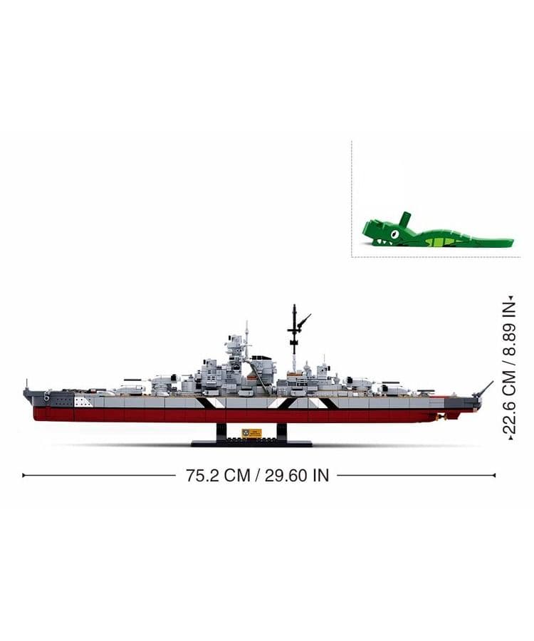 Kombat UK Sluban Battleship Building Blocks Set - B1102