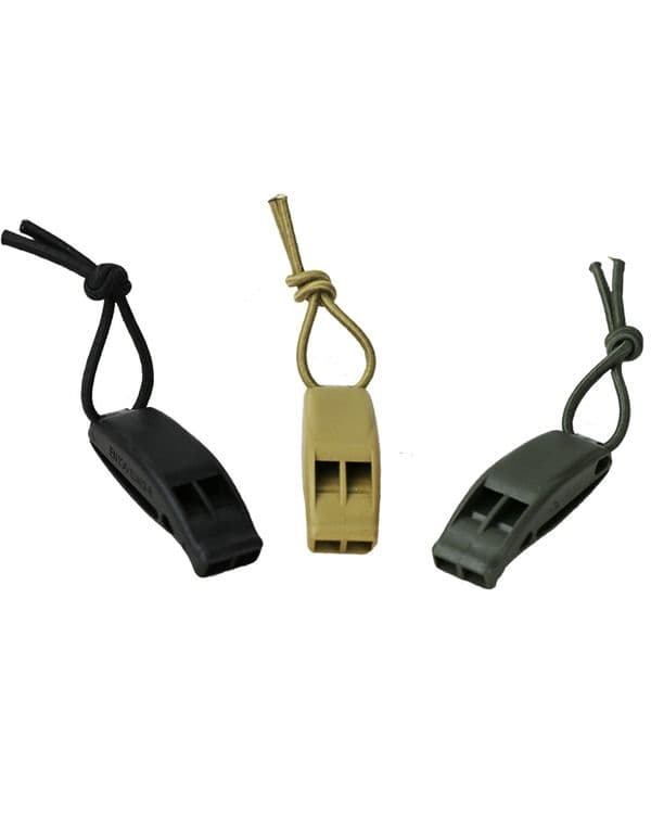 Kombat UK Tactical Whistles - Olive Green