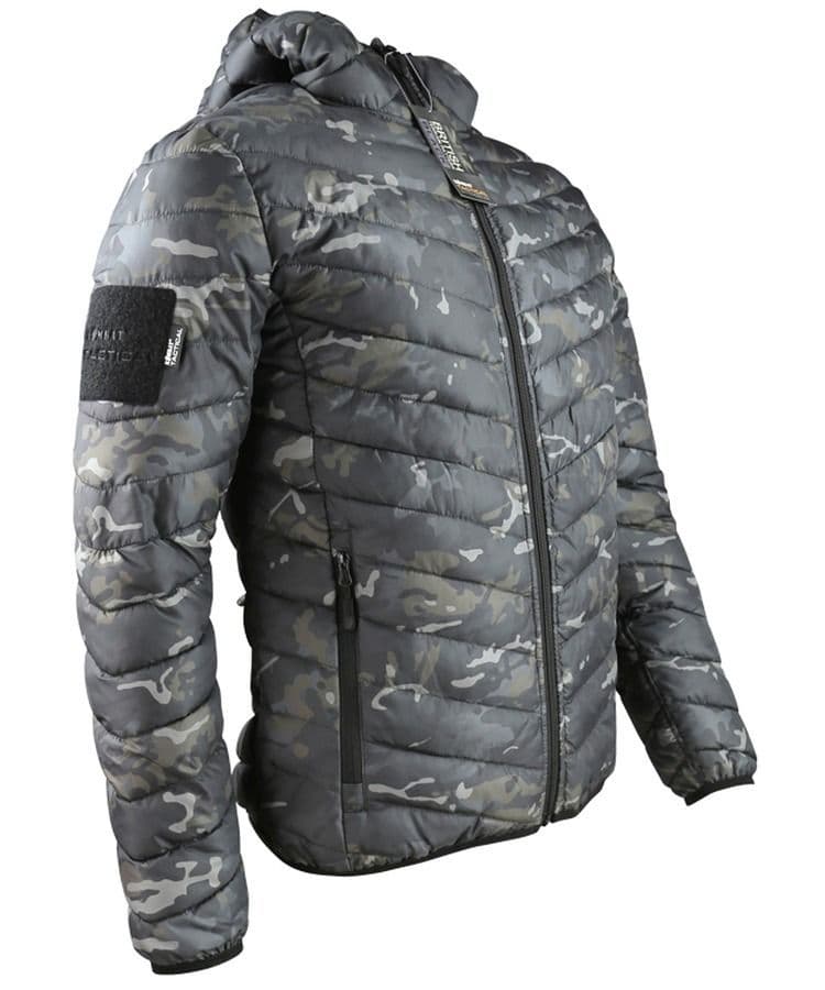 Kombat UK Xenon Reversible Jacket in BTP Camo & Black