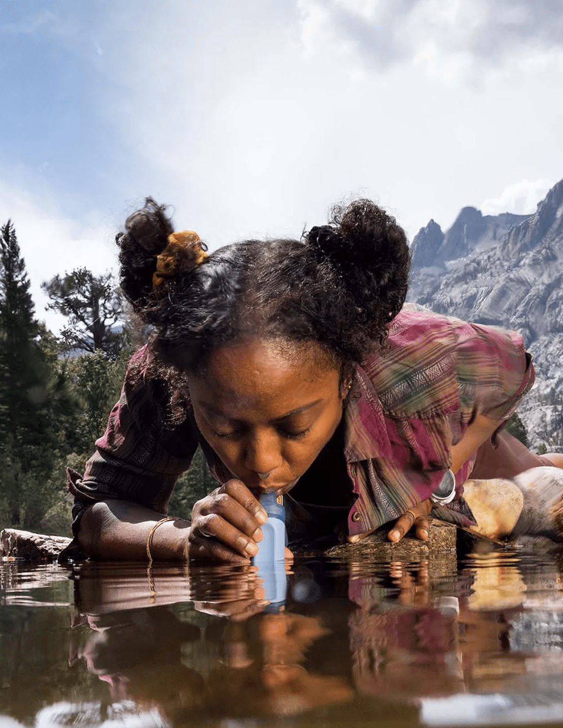 LifeStraw Peak Series Personal Water Filter Straw - Dark Grey