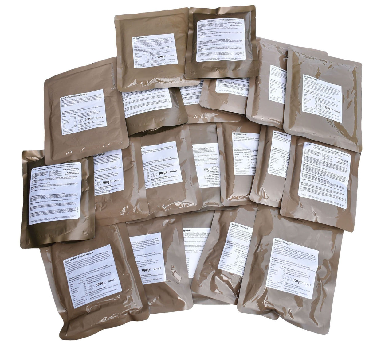 Military Ration Vegan Main Meals x 20