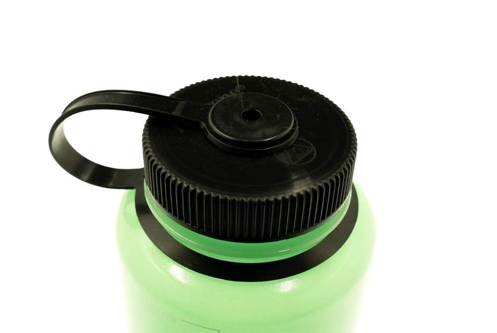 Nalgene 32oz / 1L Wide Mouth Sustain Water Bottle - Glow Green