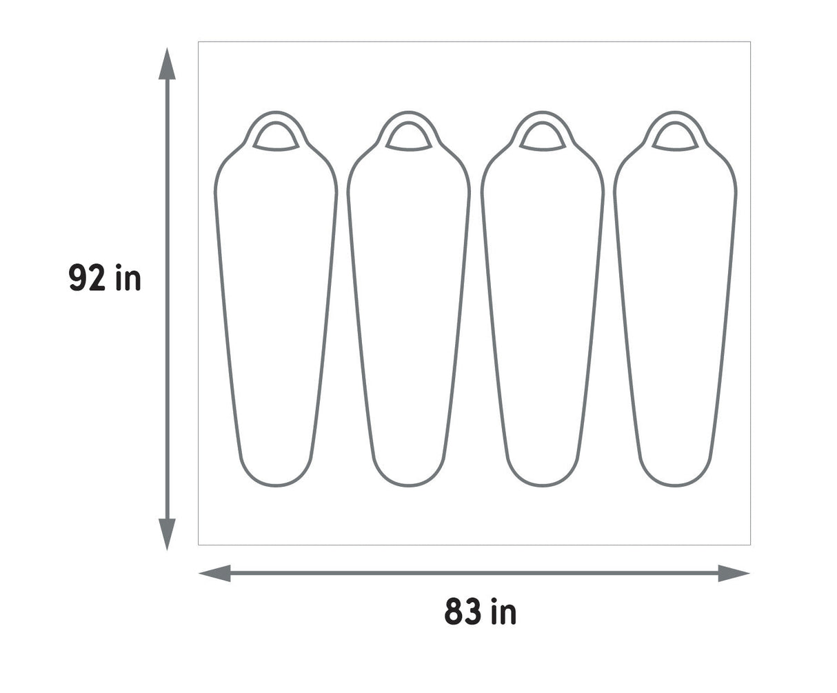 Kelty Wireless 4 Man Tent Footprint