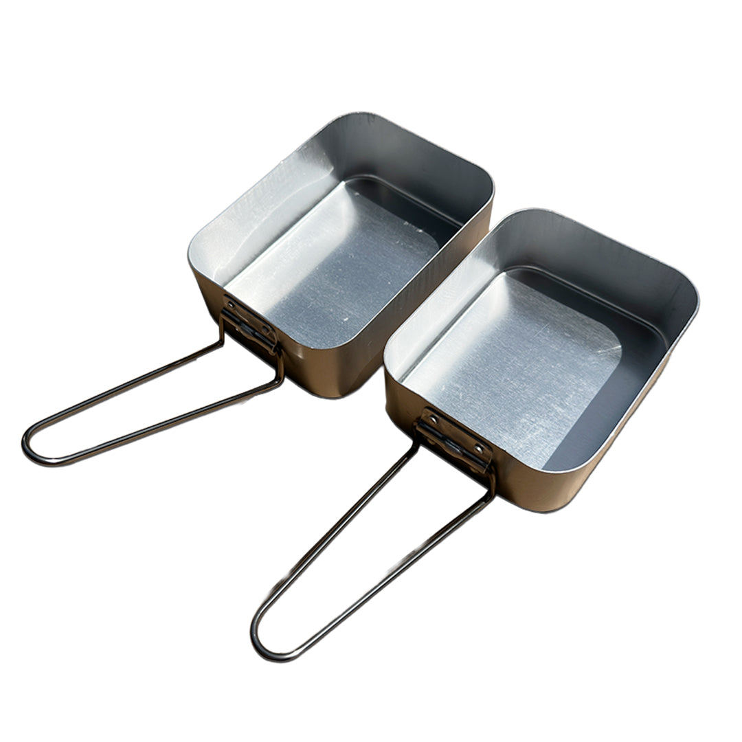 2 x Aluminium Mess Tins