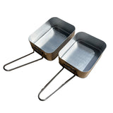 2 x Aluminium Mess Tins