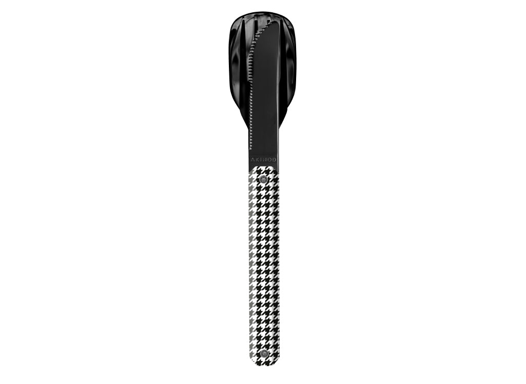 Akinod Straight Magnetic Cutlery (Black Mirror Finish)