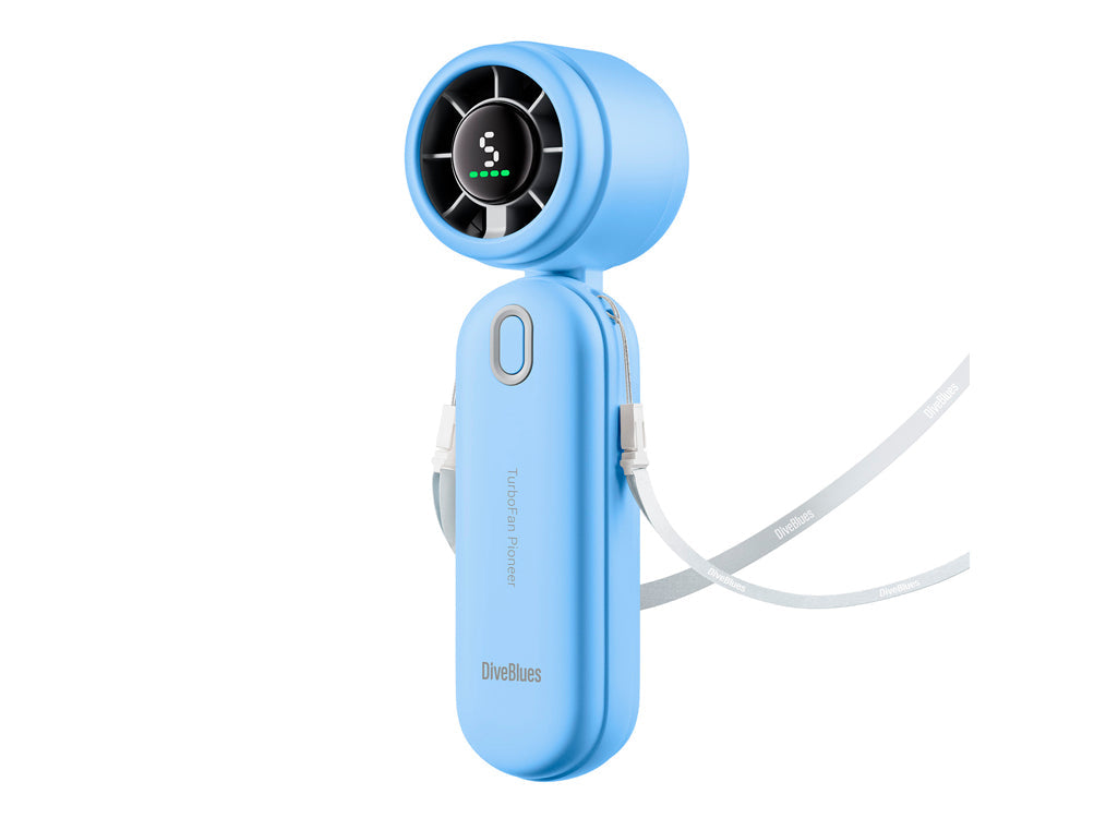 DiveBlues iTurbo Portable Handheld Turbo Fan