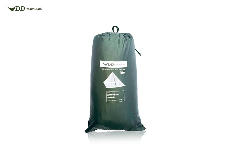 DD Hammocks SuperLight Pyramid Mesh Tent - Family Size