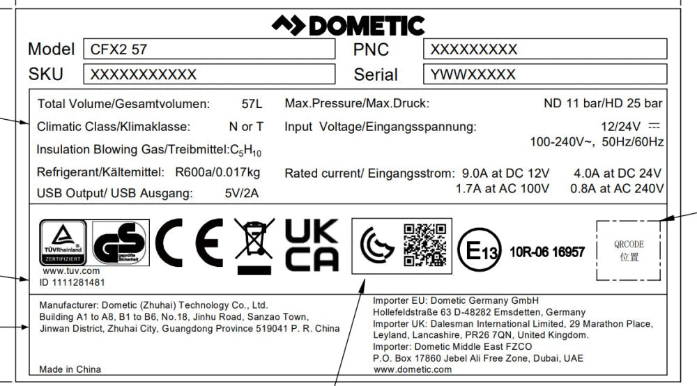 Dometic CFX2 57 Compressor Cooler Box