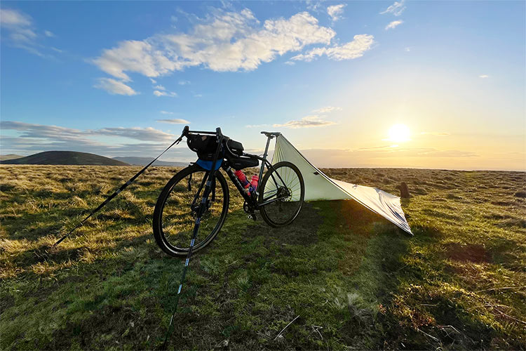 DD Hammocks SuperLight - Bikepacker Tarp - Olive Green