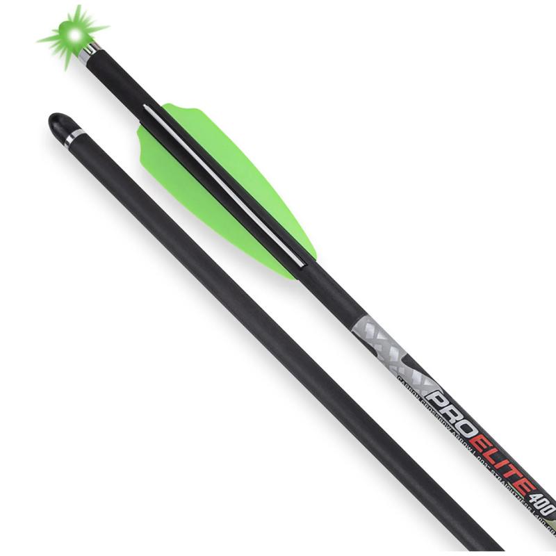 TenPoint 20" Carbon Crossbow Bolts - Pro Elite 400 Alpha Blaze .003"
