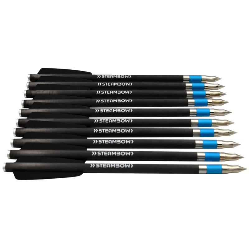 Steambow AR-Series Carbon Crossbow Bolts - Heavy Match