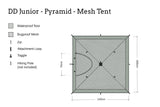 DD Hammocks - Pyramid Mesh Tent - Kids