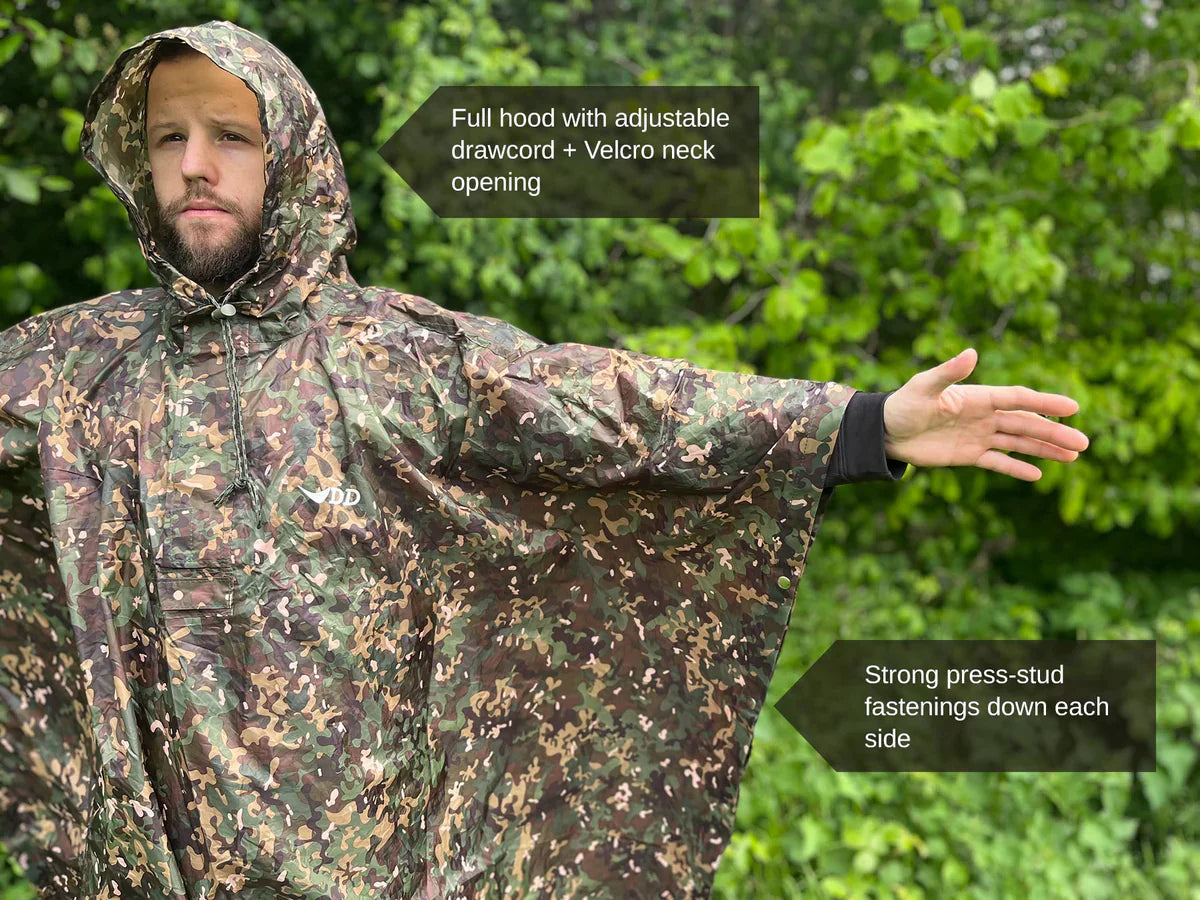 DD Hammocks Poncho Tarp MC - DD Hammocks - MTP