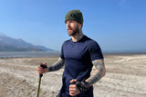 DD Hammocks Ascent Quick-Dry T-Shirt - Athletic Fit - Atlantic Blue