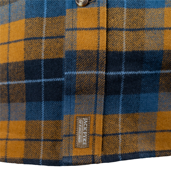 Jack Pyke Ladies Bleasdale Heavy Flannel Shirt - Navy