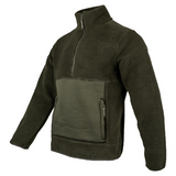 Jack Pyke Sherpa Pullover - Dark Olive