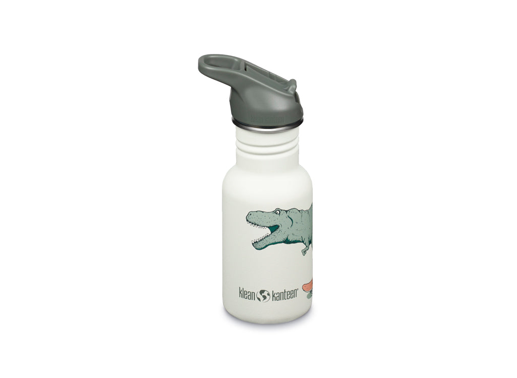 Klean Kanteen 355ml Classic Kid's Water Bottle with Flip Seal Sport Cap
